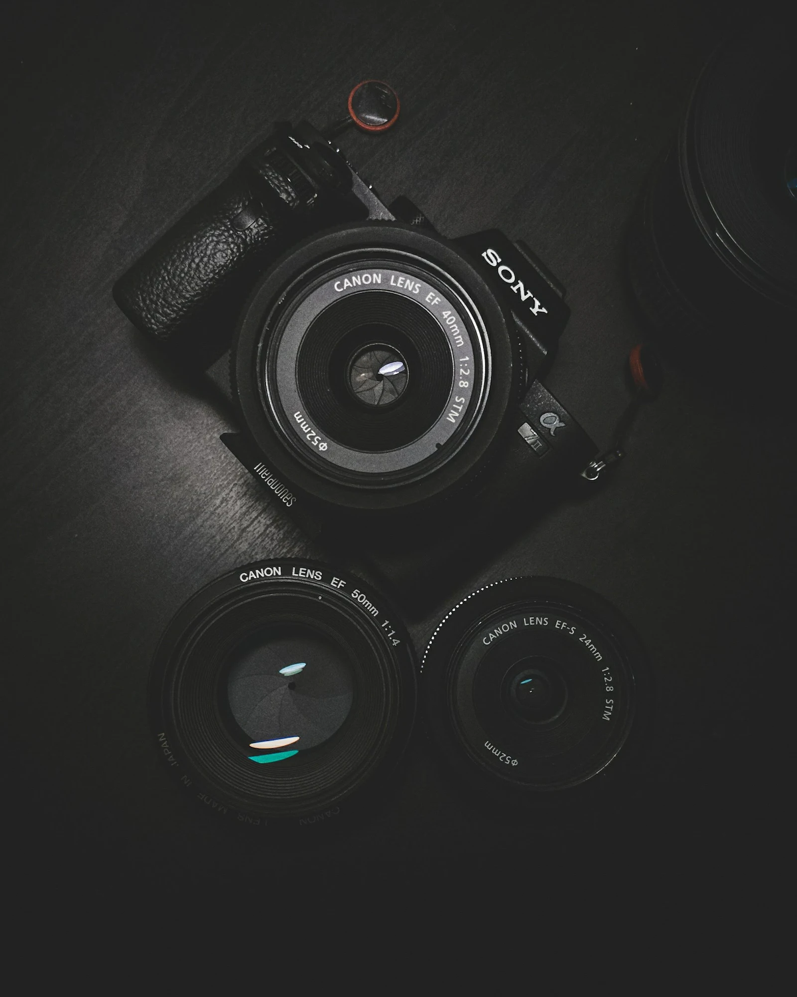 Professional camera lens and imaging equipment